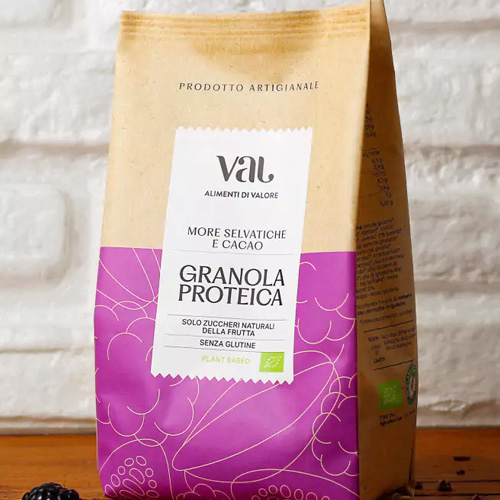 Granola Proteica Bio More Selvatiche e Cacao 250g