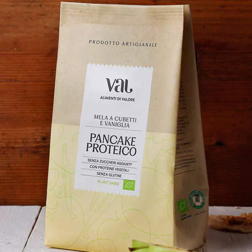 Pancake Proteico Bio Mela a Cubetti e Vaniglia 200g